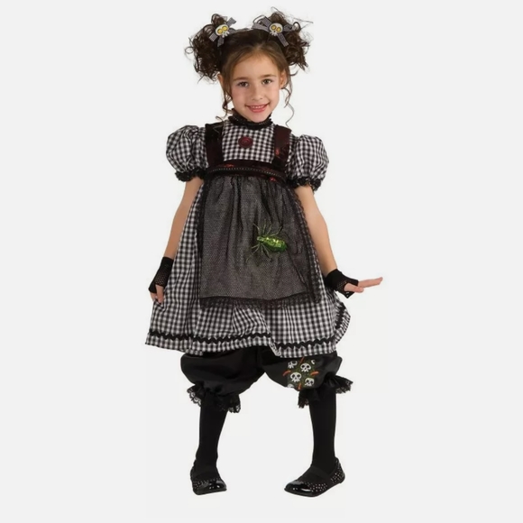 Gothic Rag Doll Child Costume MANY SIZE NEW - Picture 1 of 2